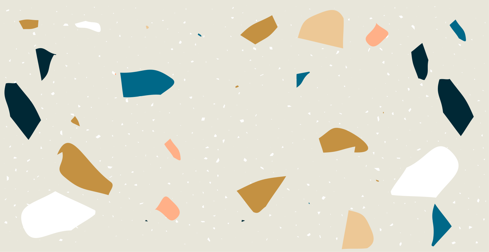 Tappeto vinile geometrico spruzzata di terrazzo - TenStickers