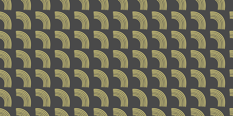 Tappeto vinile strisce motivi ad arco geometrici - TenStickers