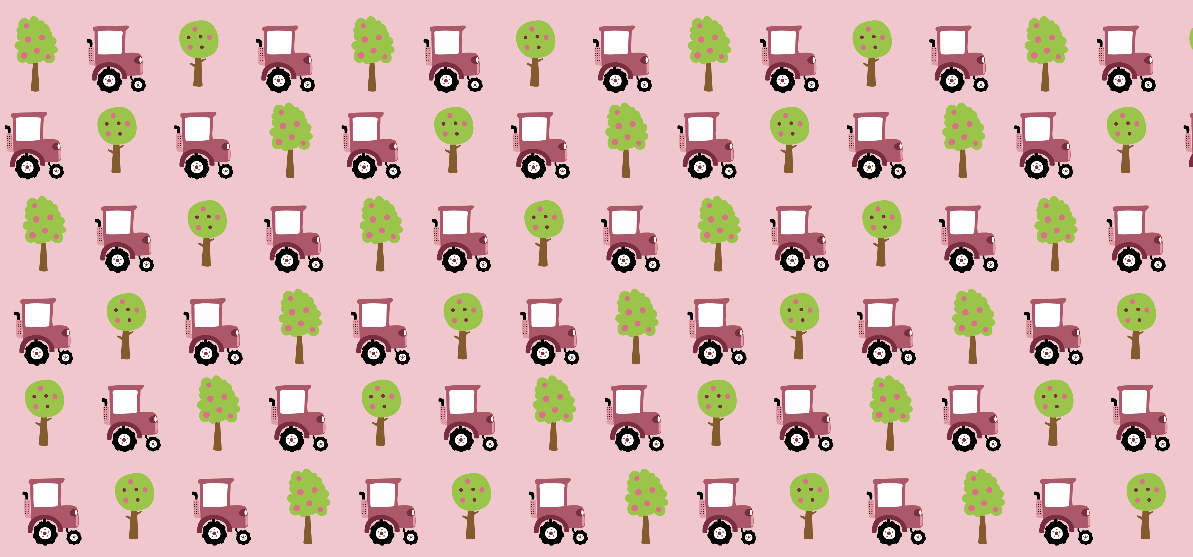 Tappeto vinile per bambini modello di camion giocoso - TenStickers