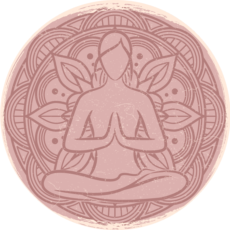 Tappeto vinile Mandala mandala meditativo - TenStickers