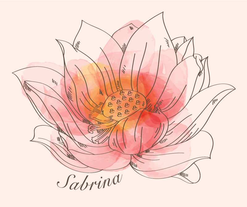 Tappeto vinile con nome loto personalizzabile - TenStickers