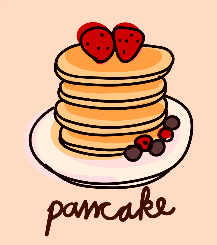 Tappeto pvc cucina frittelle deliziose - TenStickers