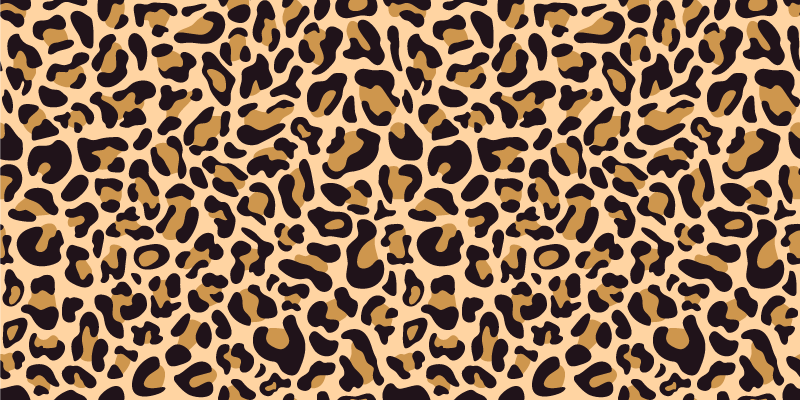 Tappeto vinile stampa animale superficie maculata leopardata - TenStickers