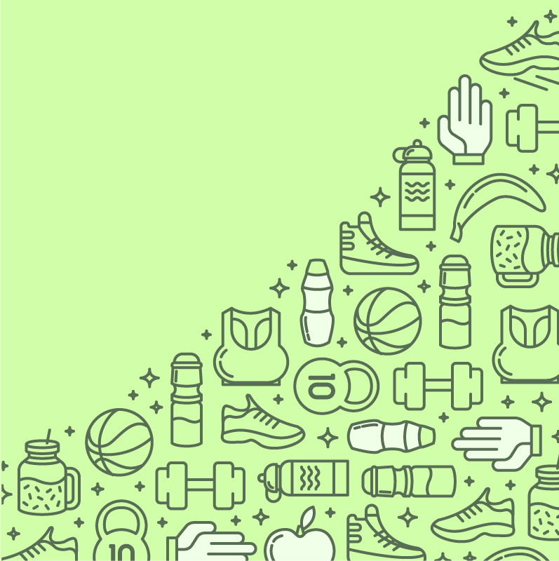 Tappeto vinile per bambini accessori per il fitness - TenStickers