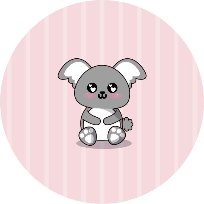 Tappeto vinile bebé tenero koala - TenStickers