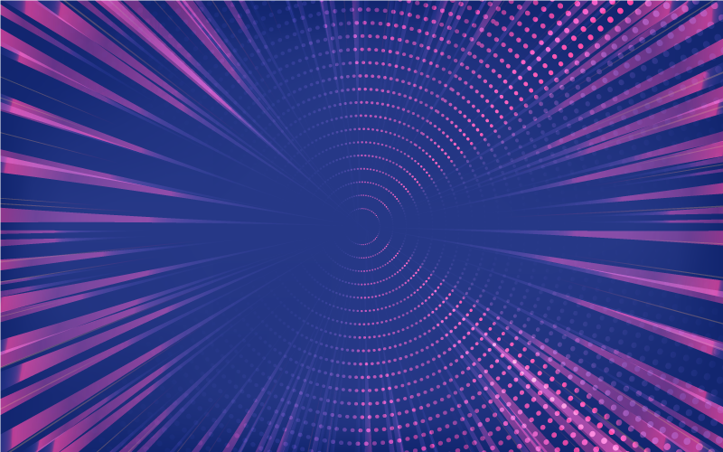 Tappeto vinile geometrico radianza ottica - TenStickers