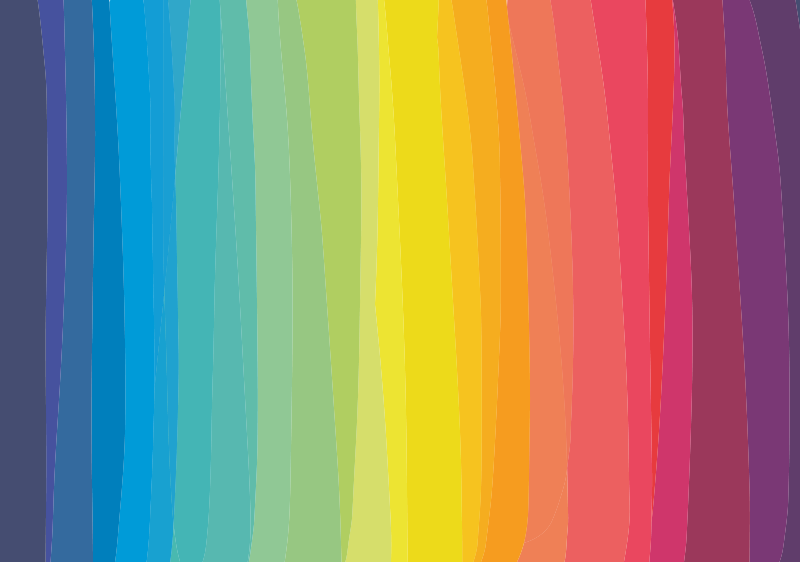 Tappeto vinile strisce strisce colorate sfumate - TenStickers