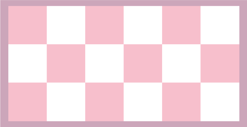 Tappeto vinile per bambini motivo a quadri rosa - TenStickers