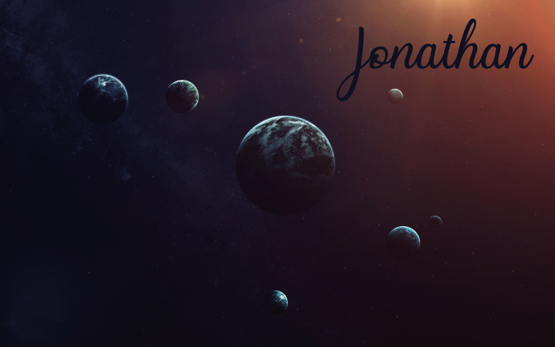 Tappeto vinile per ragazzi disegno celeste con nome - TenStickers