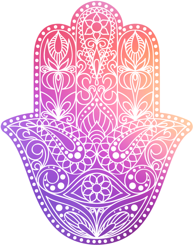Tappeto vinile mandala design a mano - TenStickers
