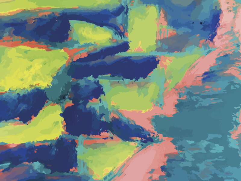 Tappeto vinile moderno sezioni di colore astratte - TenStickers