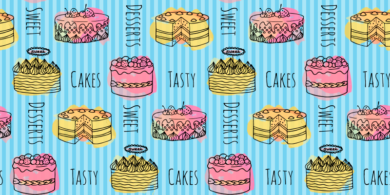 Tappeto pvc cucina delizie dolci - TenStickers