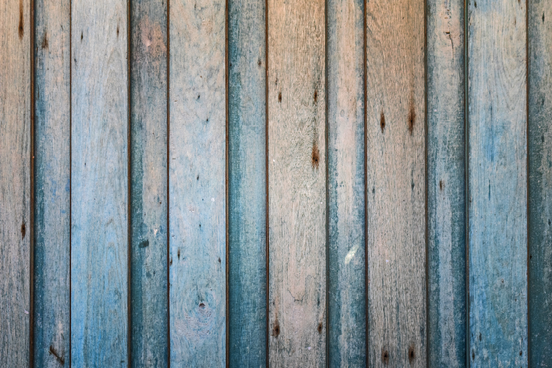 Tappeto vinile effetto legno assi stagionate - TenStickers