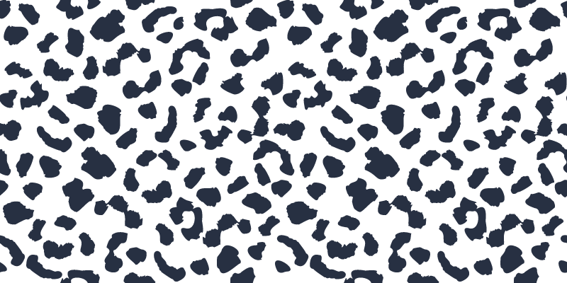 Tappeto vinile stampa animale maculato leopardato - TenStickers