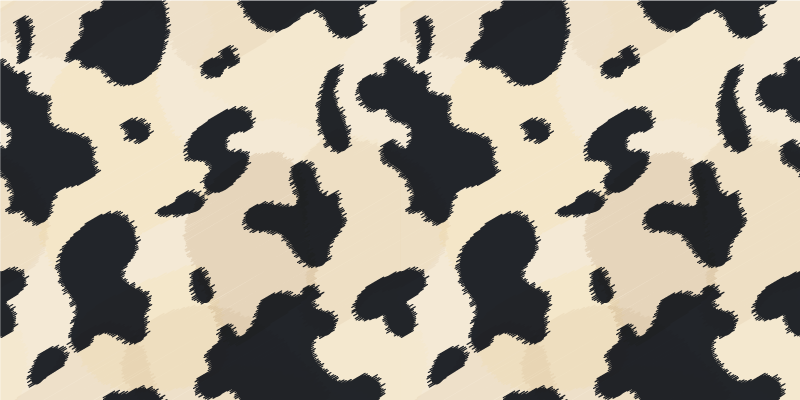 Tappeto vinile stampa animale modello a macchie di mucca - TenStickers