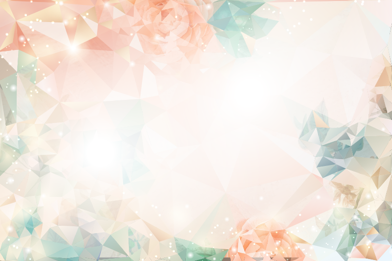 Tappeto vinile fiori geometria botanica - TenStickers