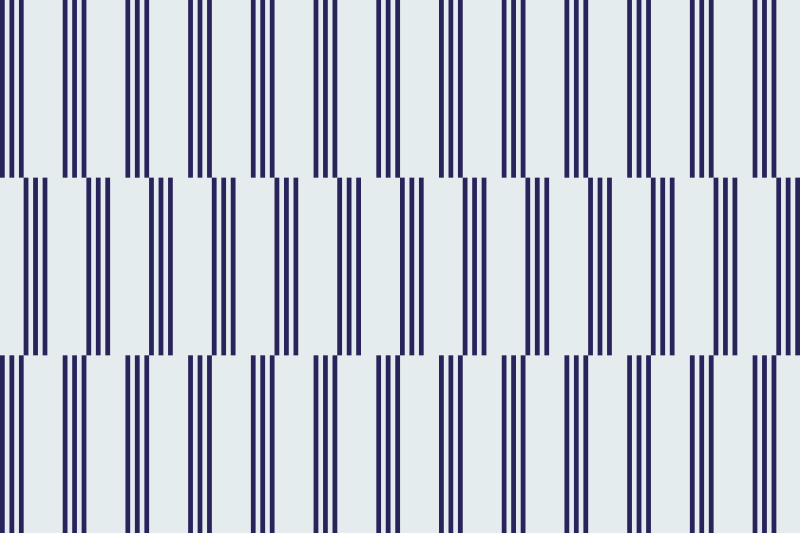 Tappeto in vinile soggiorno design a righe blu navy - TenStickers