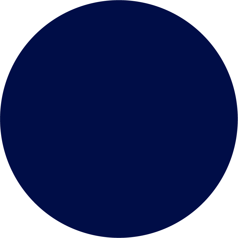 Tappeto vinile blu rotondo color blu navy - TenStickers