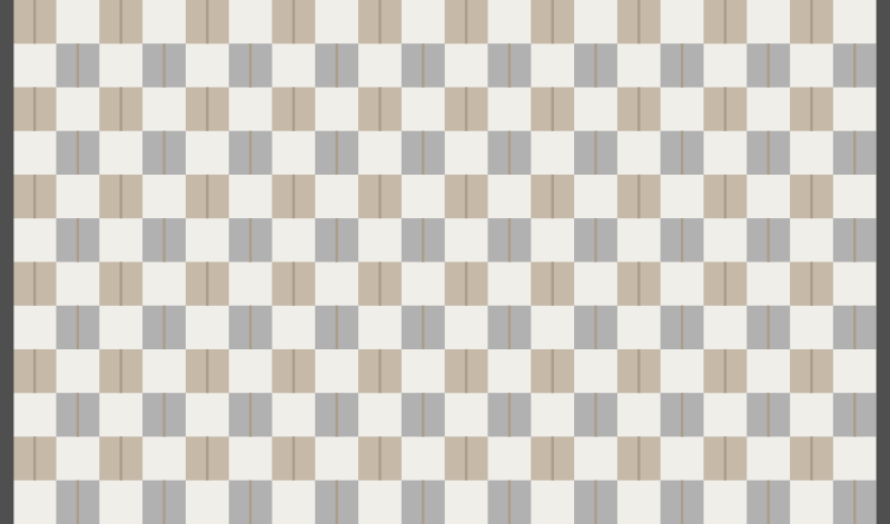 Tappeto vinile geometrico stampa di scacchi - TenStickers