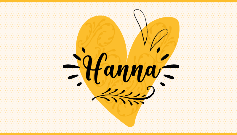 Tappeto vinile per ragazzi cuore arancione personalizzato - TenStickers