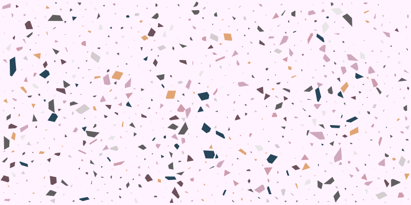 Tappeto vinile effetto marmo frammenti geometrici colorati - TenStickers