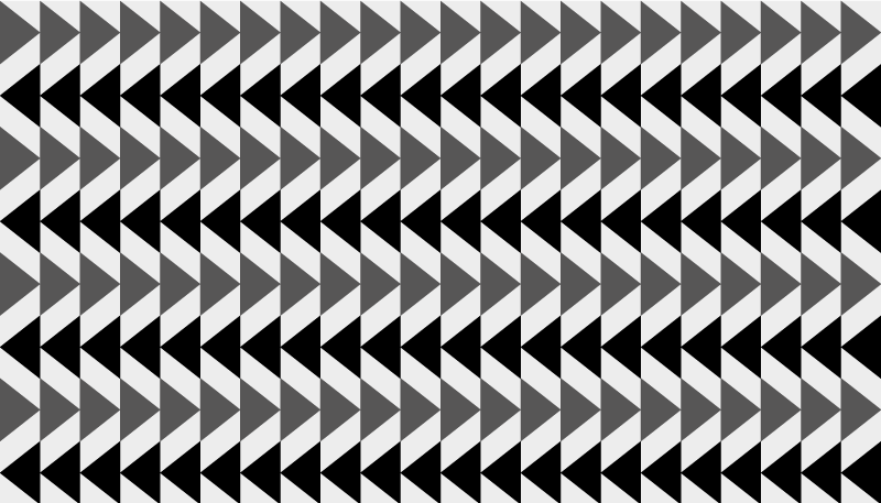 Tappeto vinile geometrico motivo triangolare grigio - TenStickers