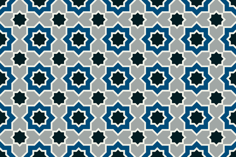 Tappeto pvc cucina motivo geometrico islamico - TenStickers