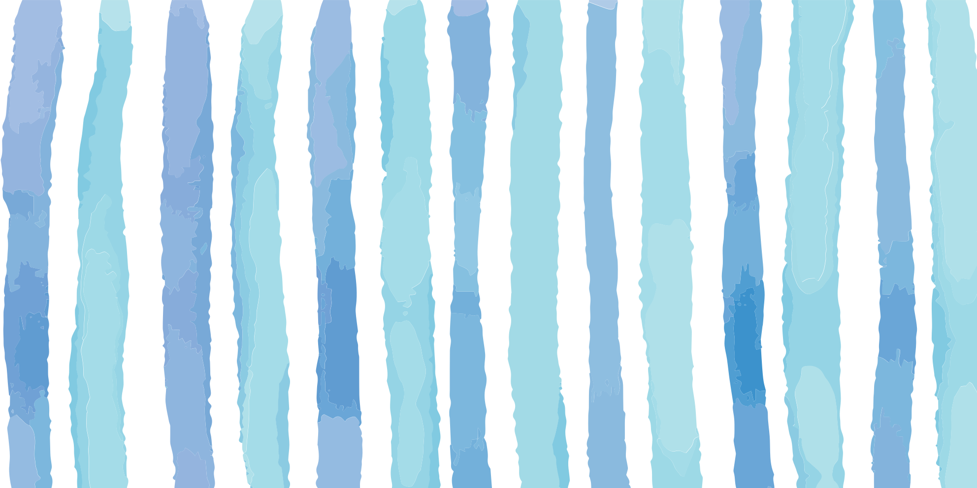 Tappeto vinile strisce impostare il blu freddo - TenStickers