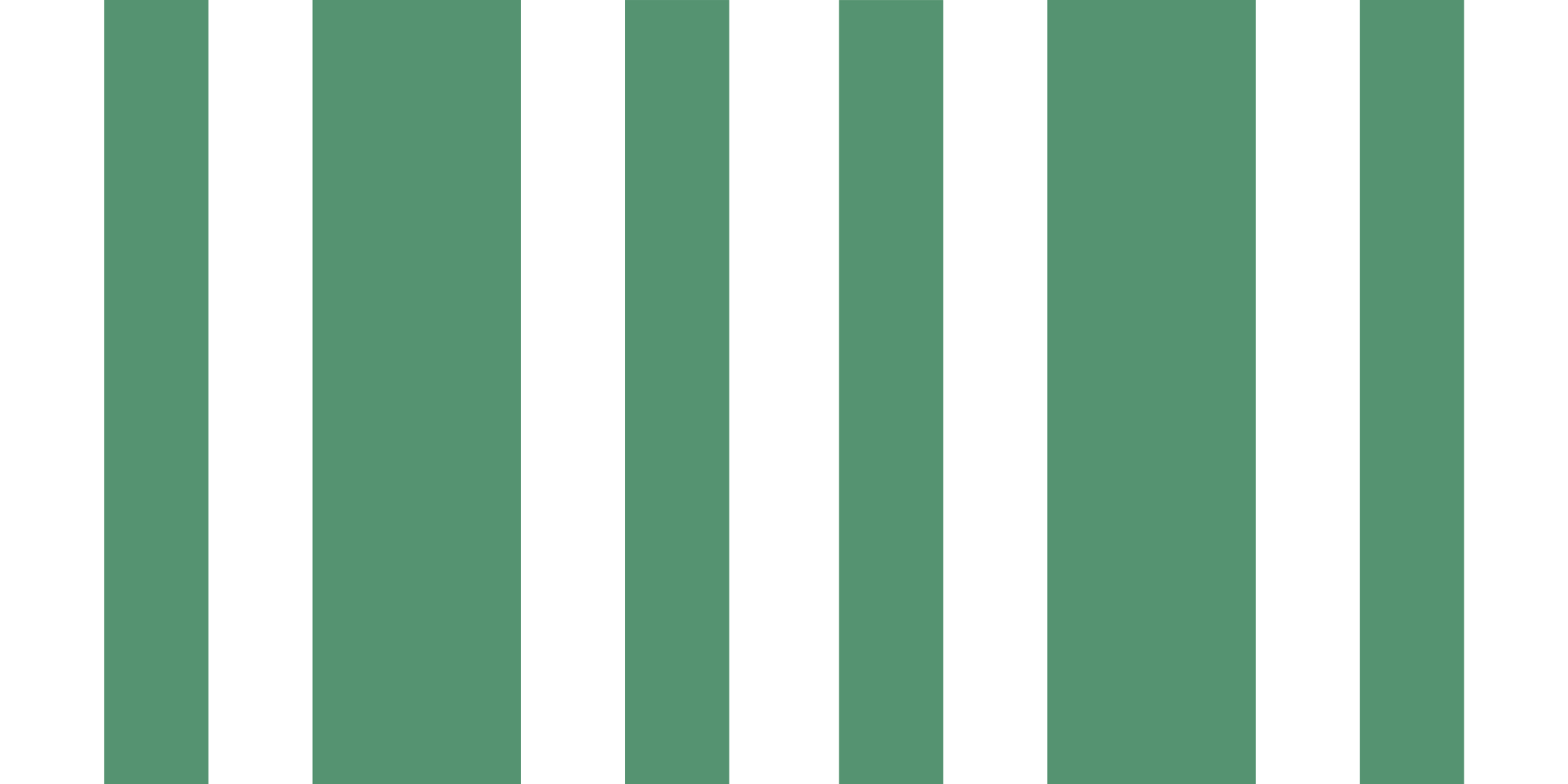 Tappeto vinile strisce verde e bianco - TenStickers