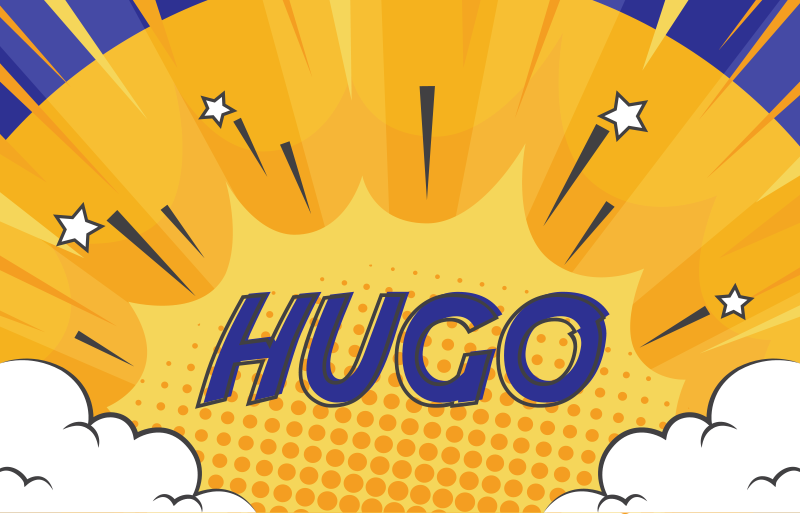 Tappeto vinile con nome raggi di sole eroici personalizzati - TenStickers