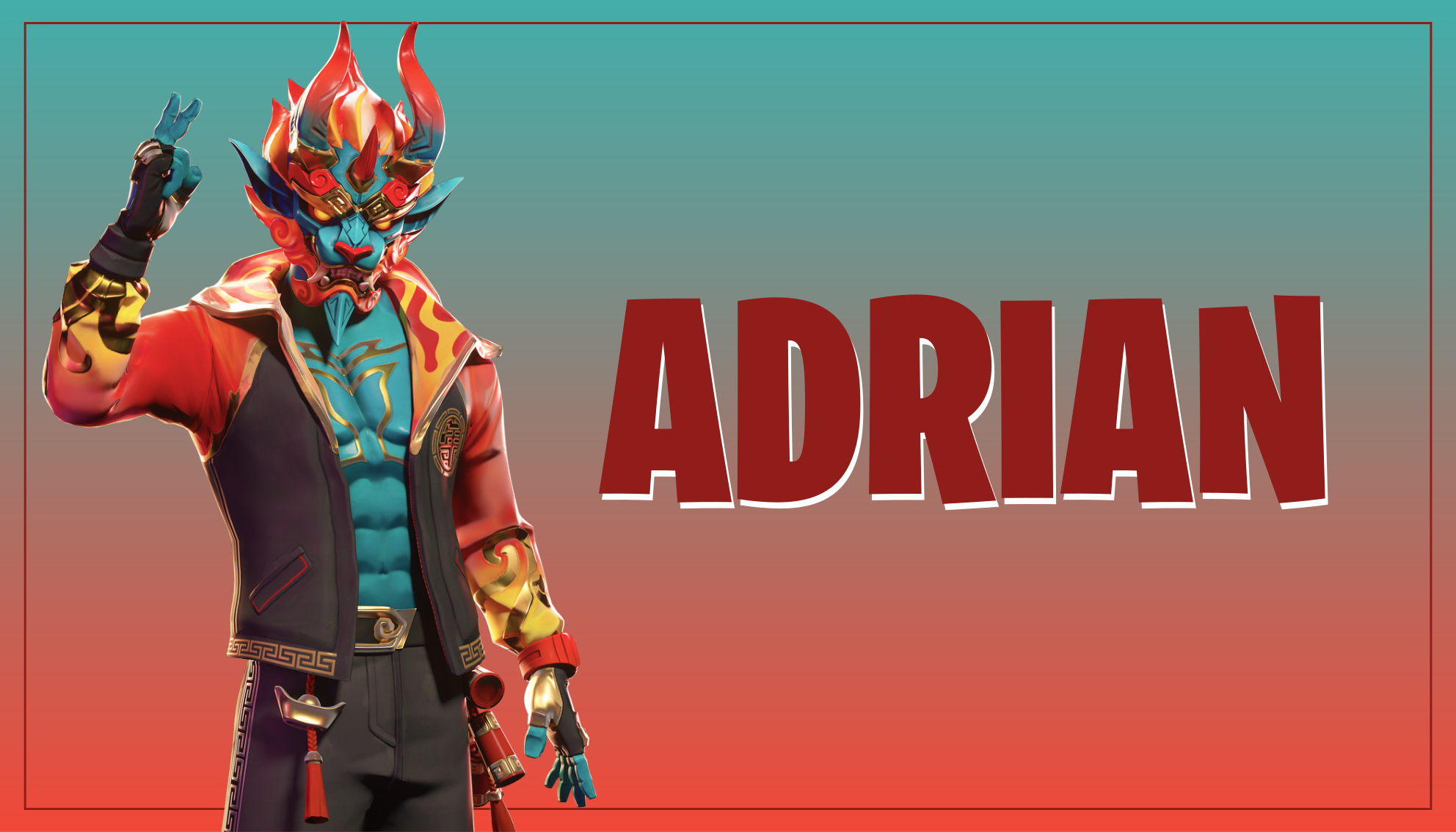 Tappeto vinile per ragazzi personaggio di gioco con nome - TenStickers