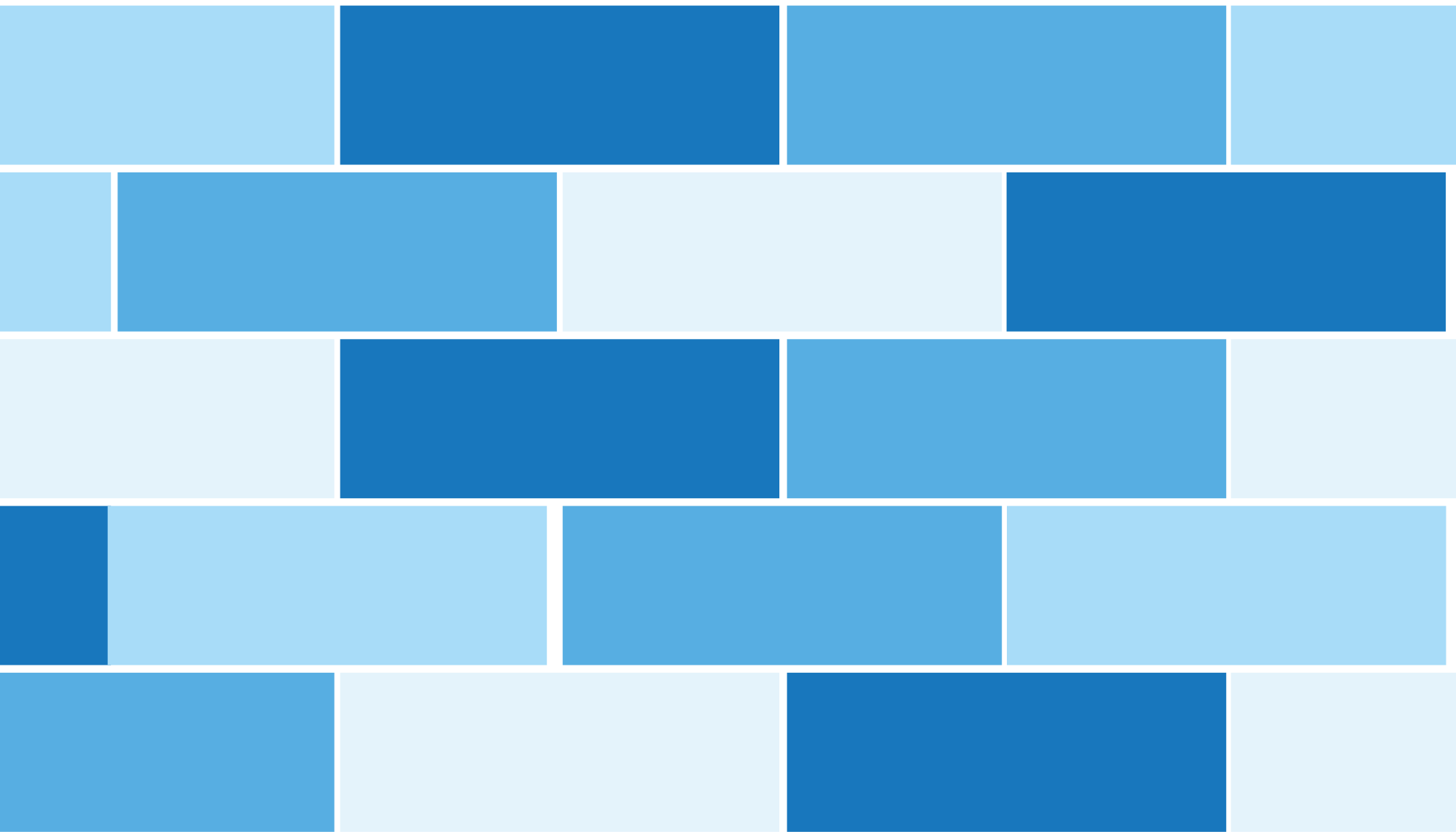 Tappeto vinile piastrelle modello di mattoni blu - TenStickers