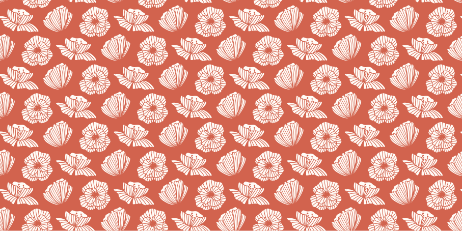 Tappeto vinile fiori elemento floreale - TenStickers