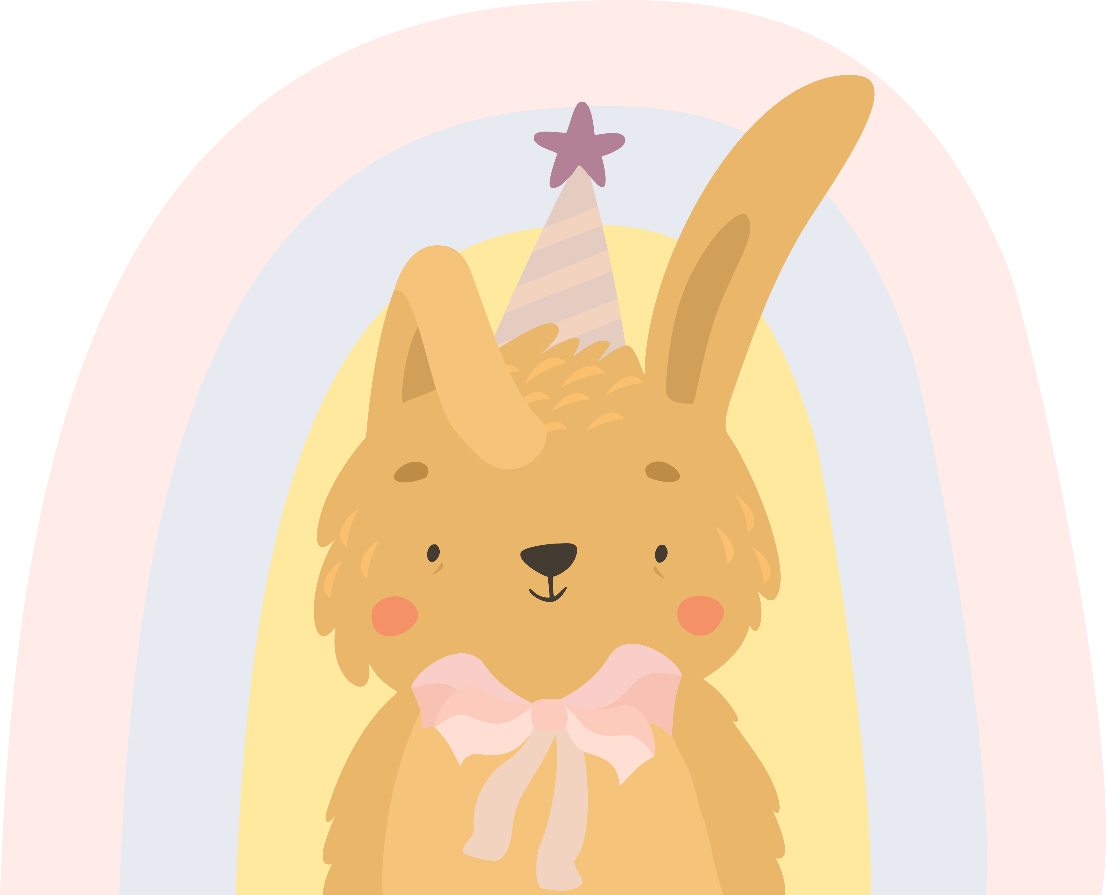 Tappeto vinile per bambini con adorabile coniglio - TenStickers