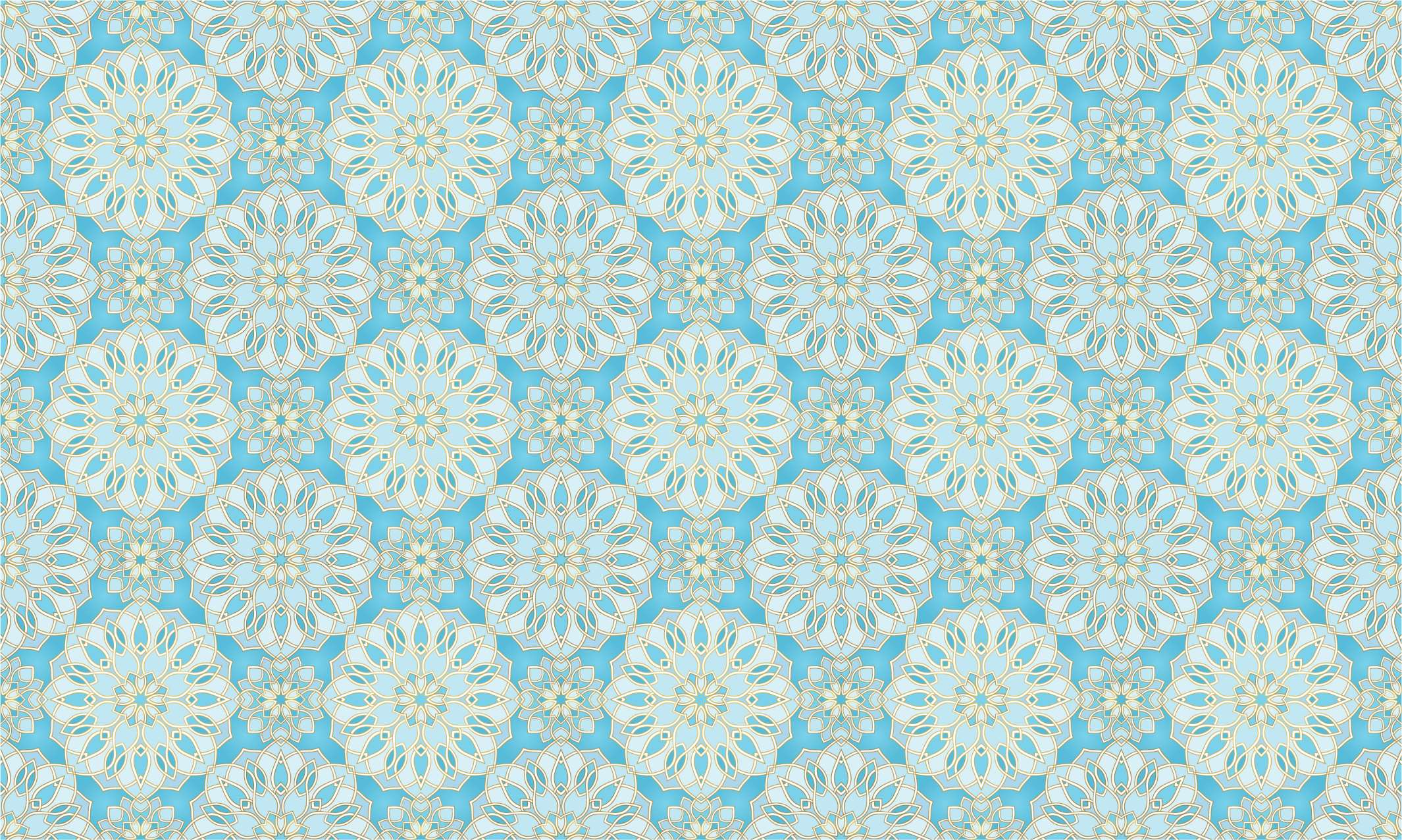 Tappeto vinile piastrelle intricati motivi floreali - TenStickers