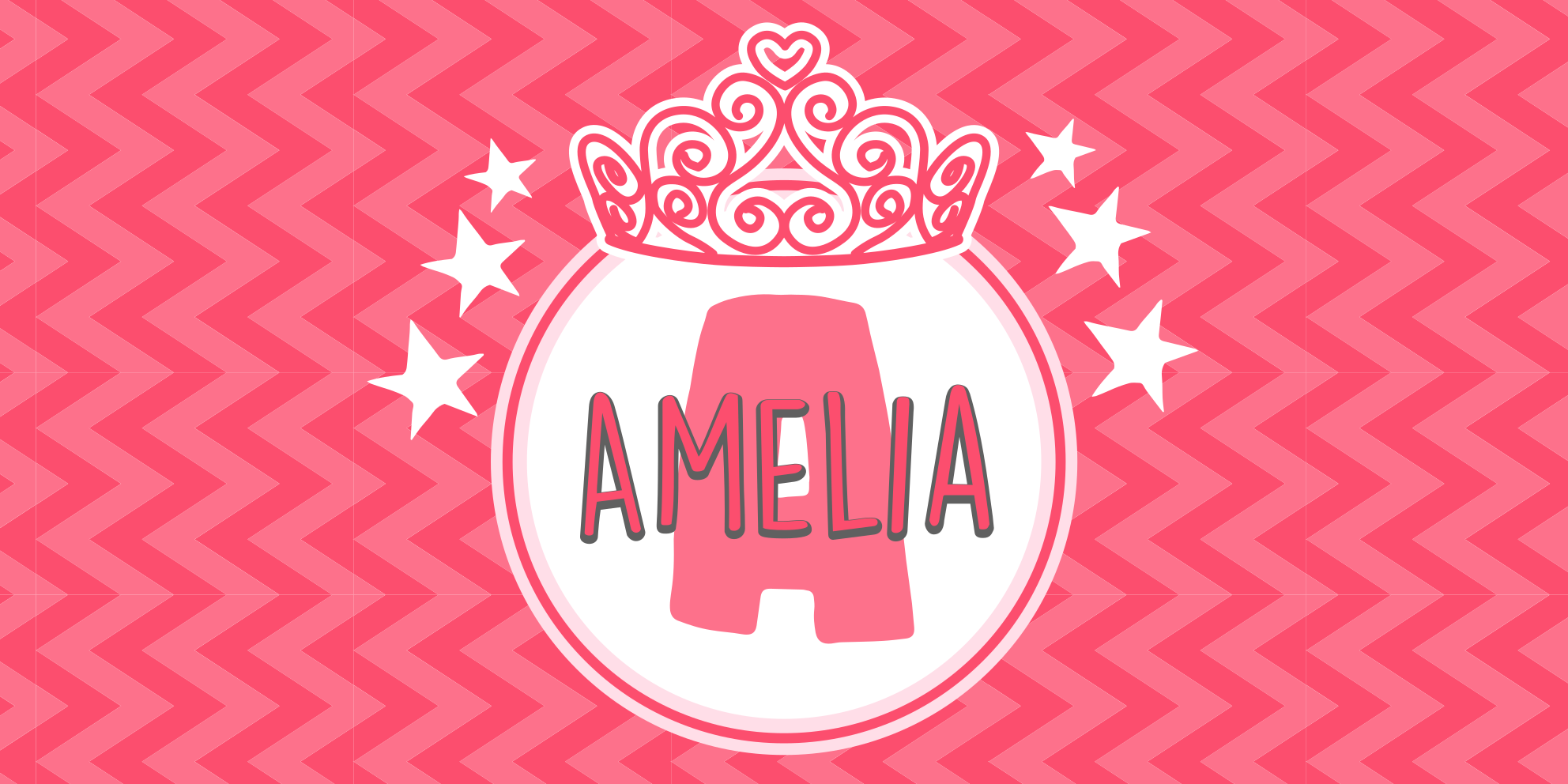 Tappeto vinile per bambini emblema della principessa - TenStickers