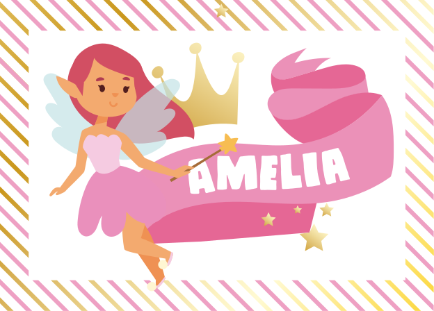 Tappeto vinile per bambini principessa delle favole - TenStickers