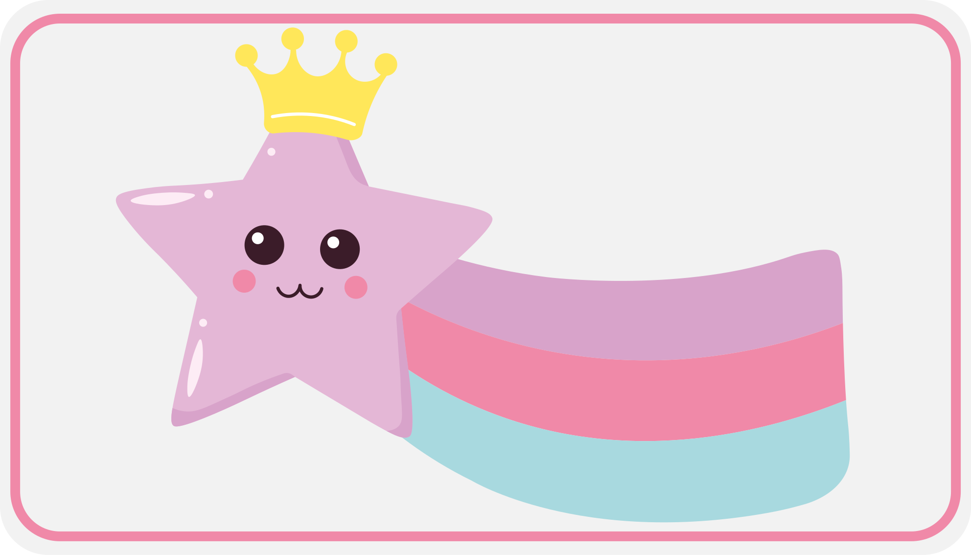 Tappeto vinile per bambini ciondolo corona stellata - TenStickers