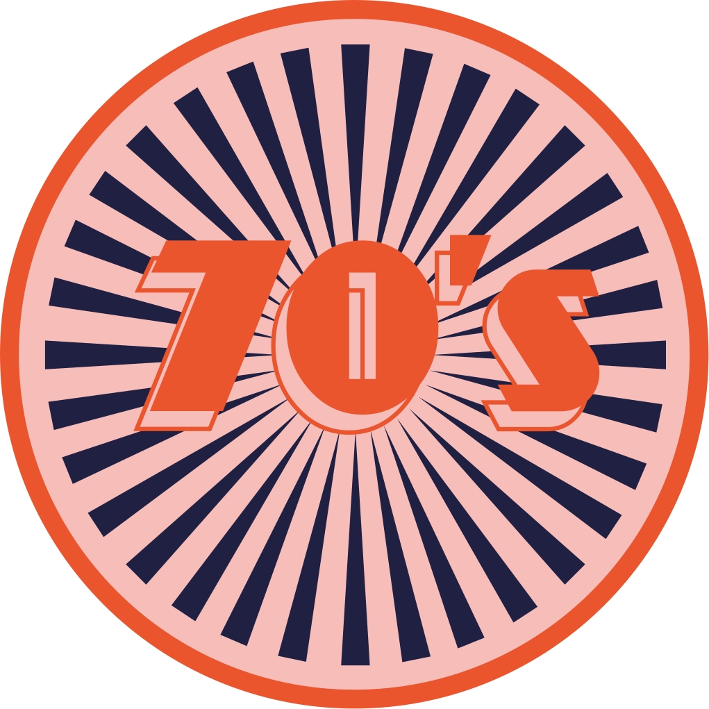 Tappeto vinile vintage stile retrò anni '70 - TenStickers