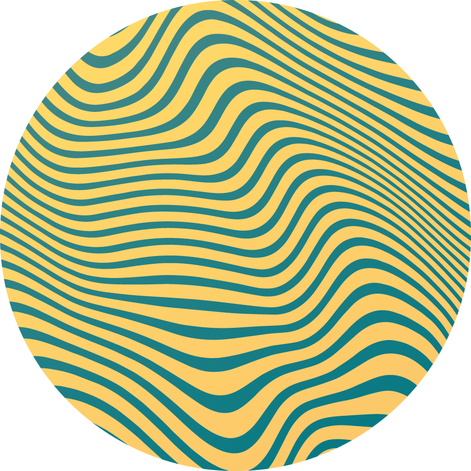 Tappeto vinile strisce concetto di linea curva - TenStickers