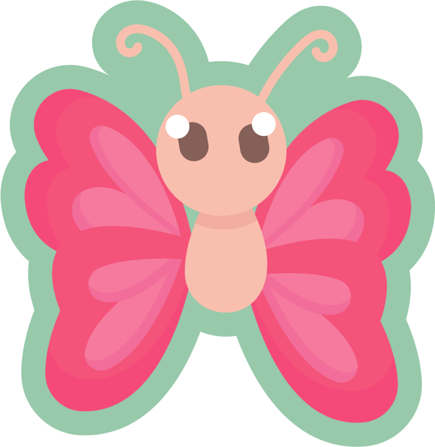Tappeto vinile per bambini fantasia di farfalla luminosa - TenStickers