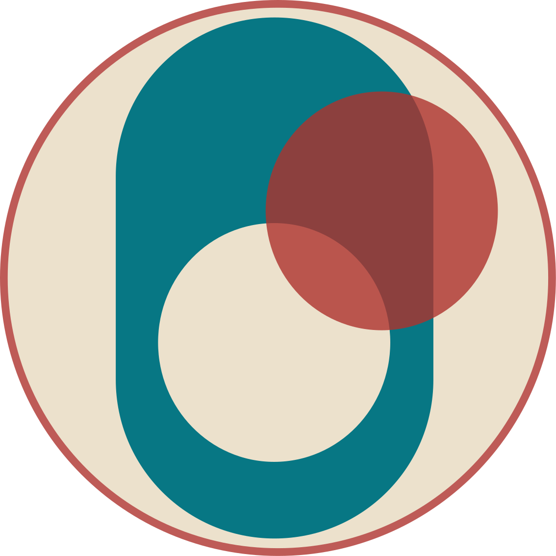 Tappeto vinile moderno cerchi in armonia - TenStickers