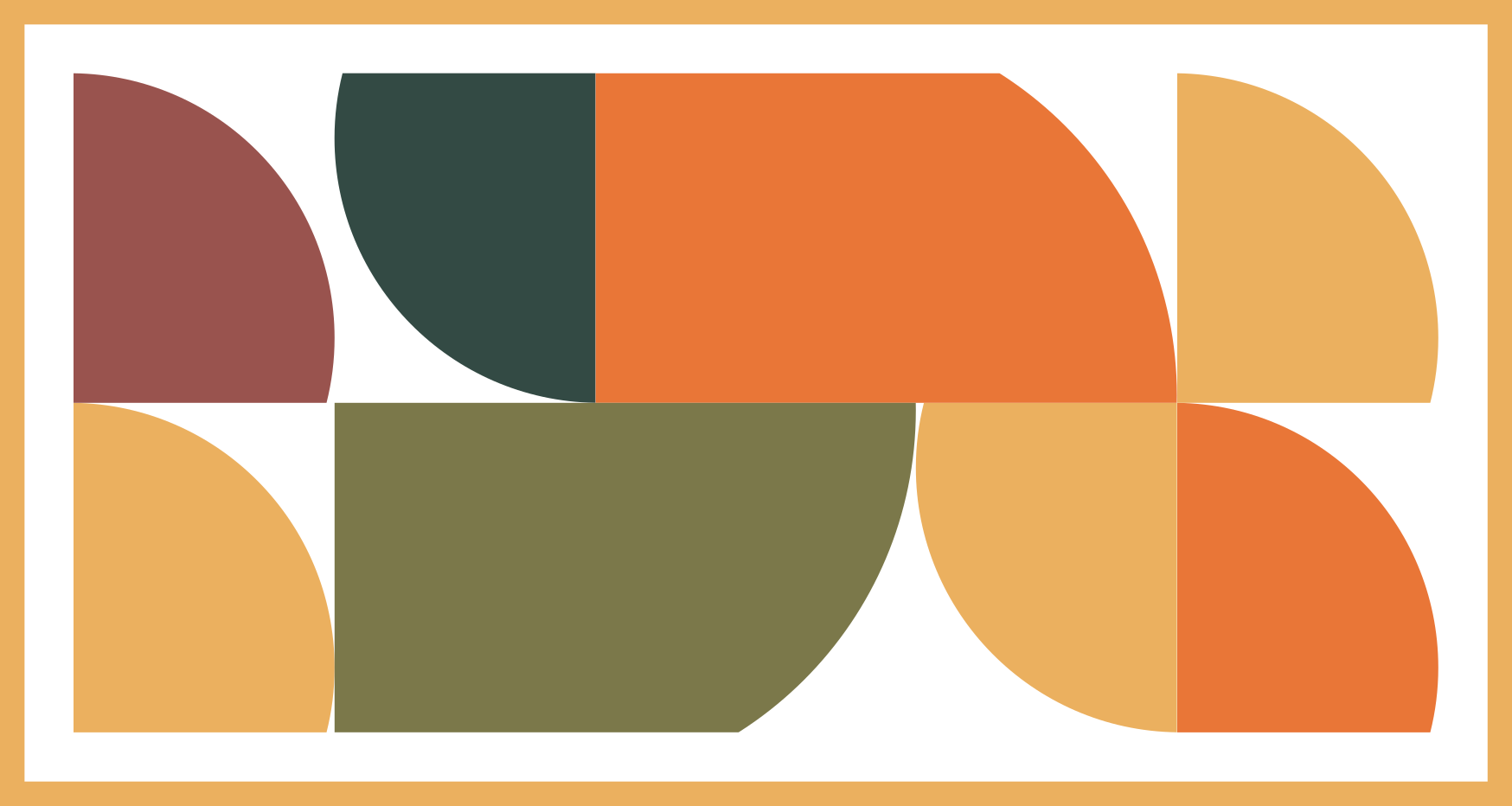 Tappeto vinile moderno figure geometriche vibranti - TenStickers