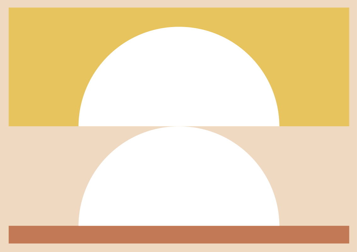 Tappeto vinile minimalista minimalismo circolare - TenStickers