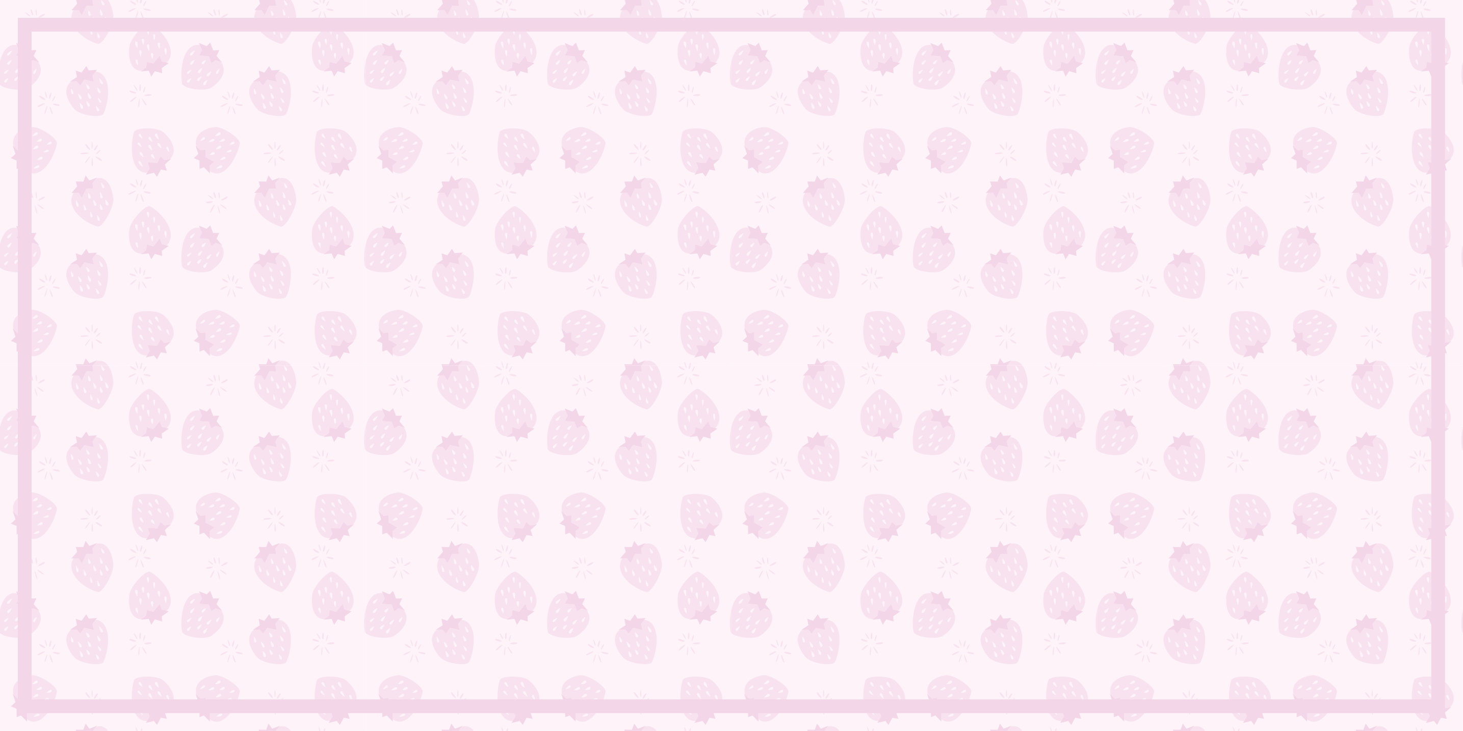 Tappeto pvc cucina motivo a fragola rosa - TenStickers