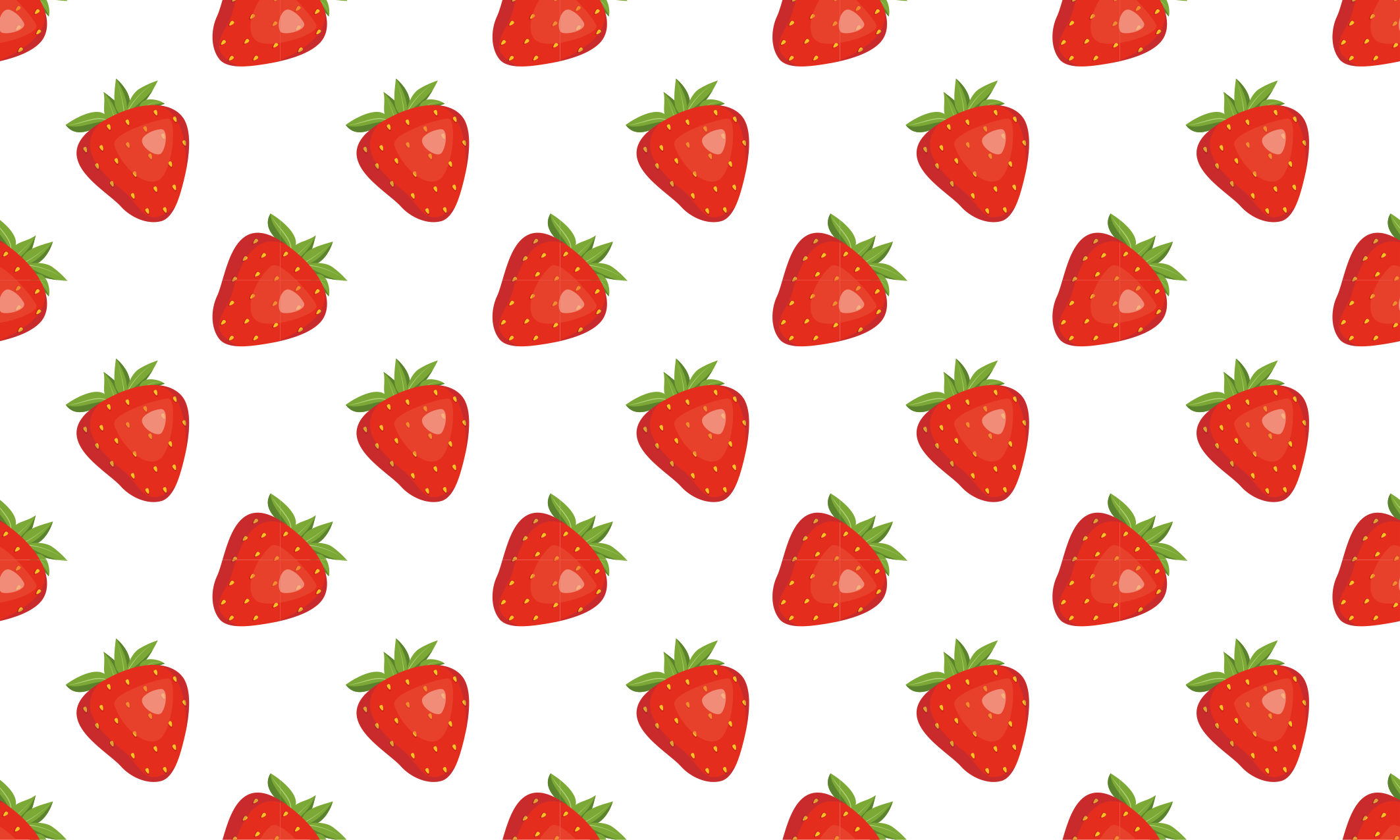 Tappeto pvc cucina concetto di fragola - TenStickers