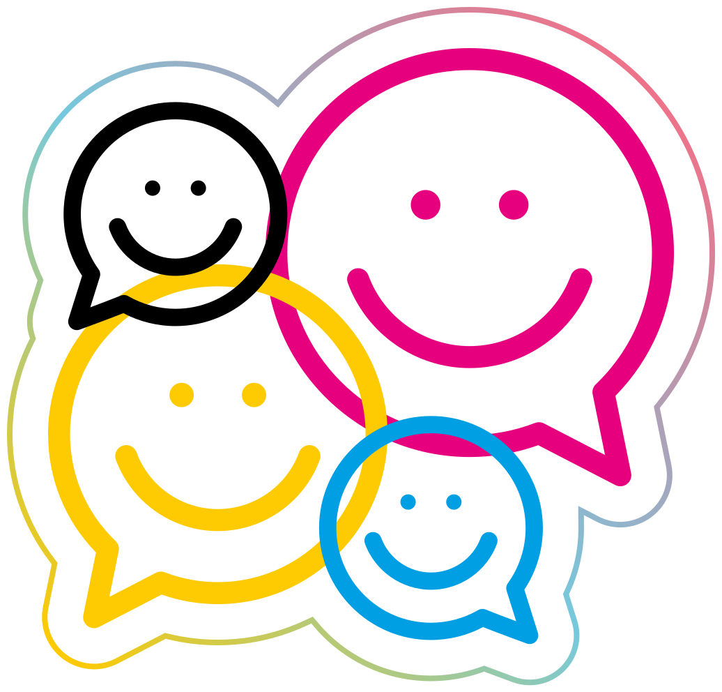 Tappeto vinile per ragazzi collezione di faccine sorridenti - TenStickers