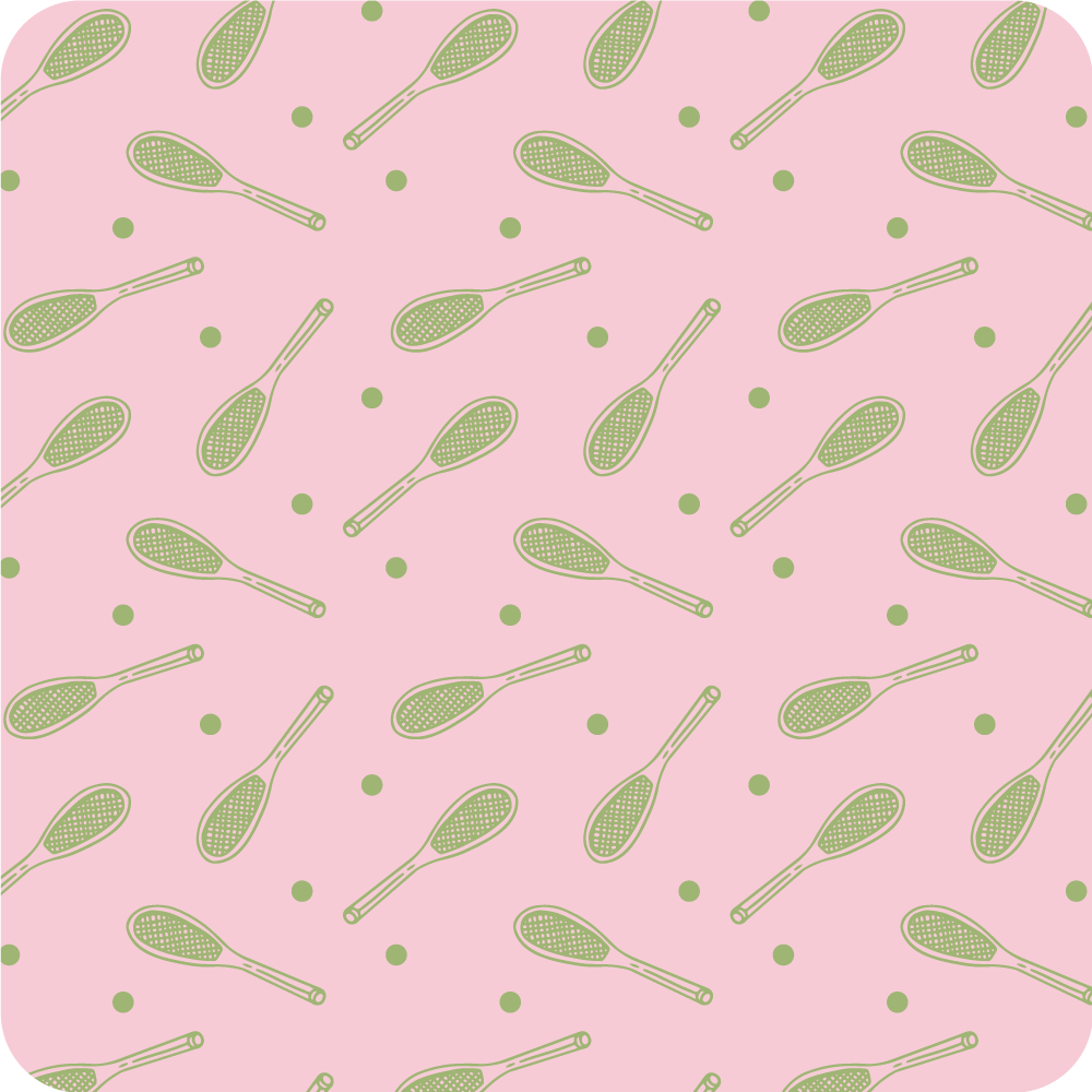 Tappeto vinile giochi modello di racchetta - TenStickers