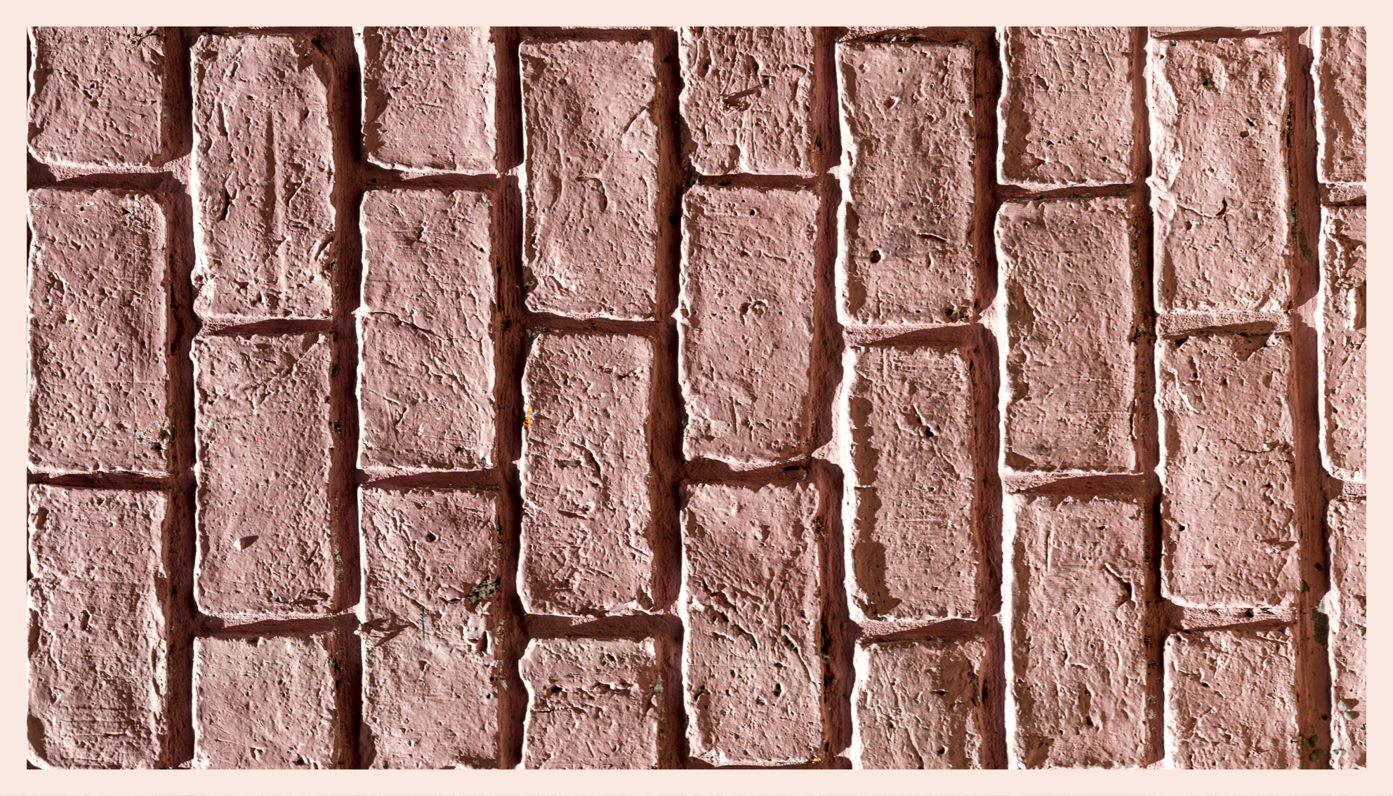 Tappeto vinile effetto pietra motivo mattoni rustici - TenStickers