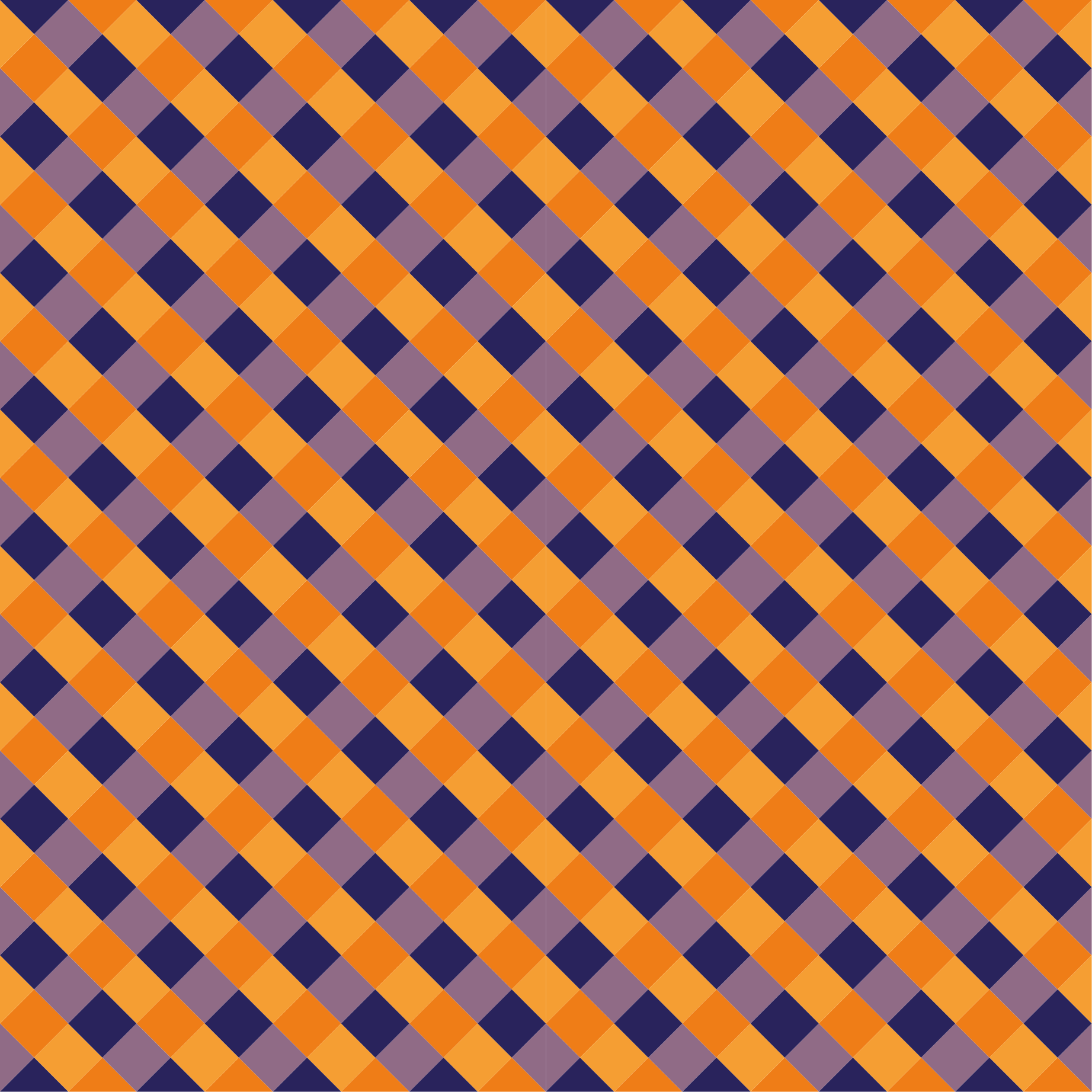 Tappeto vinile strisce blocchi di colore diagonali - TenStickers